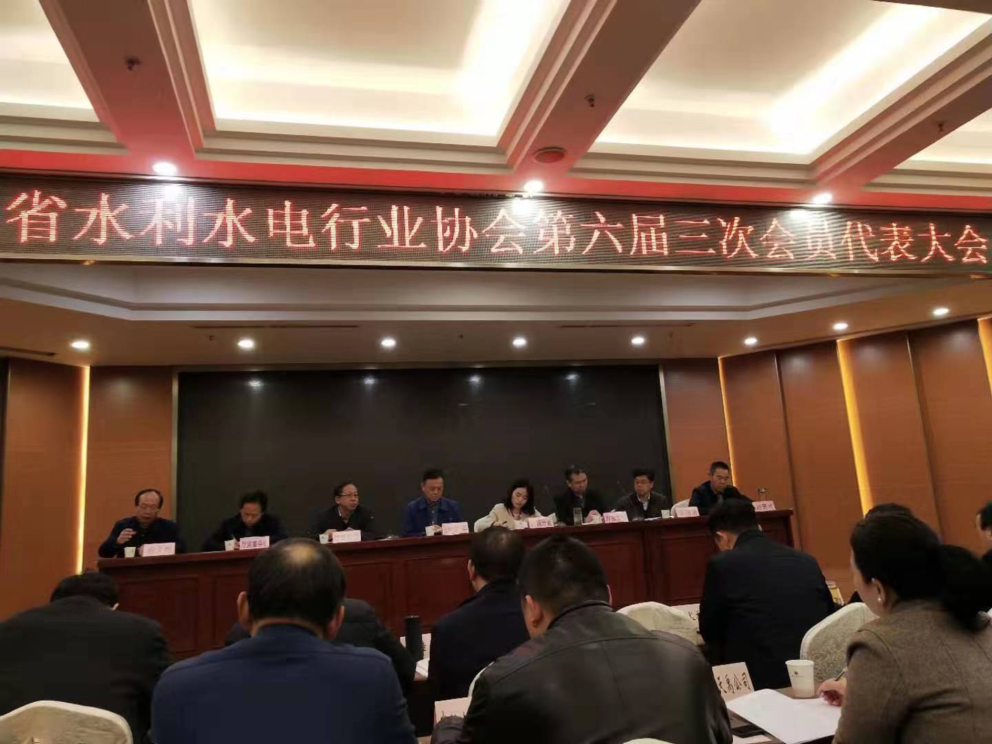 湖北省水利水電行業(yè)協(xié)會(huì )第六屆三次會(huì )員代表大會(huì )